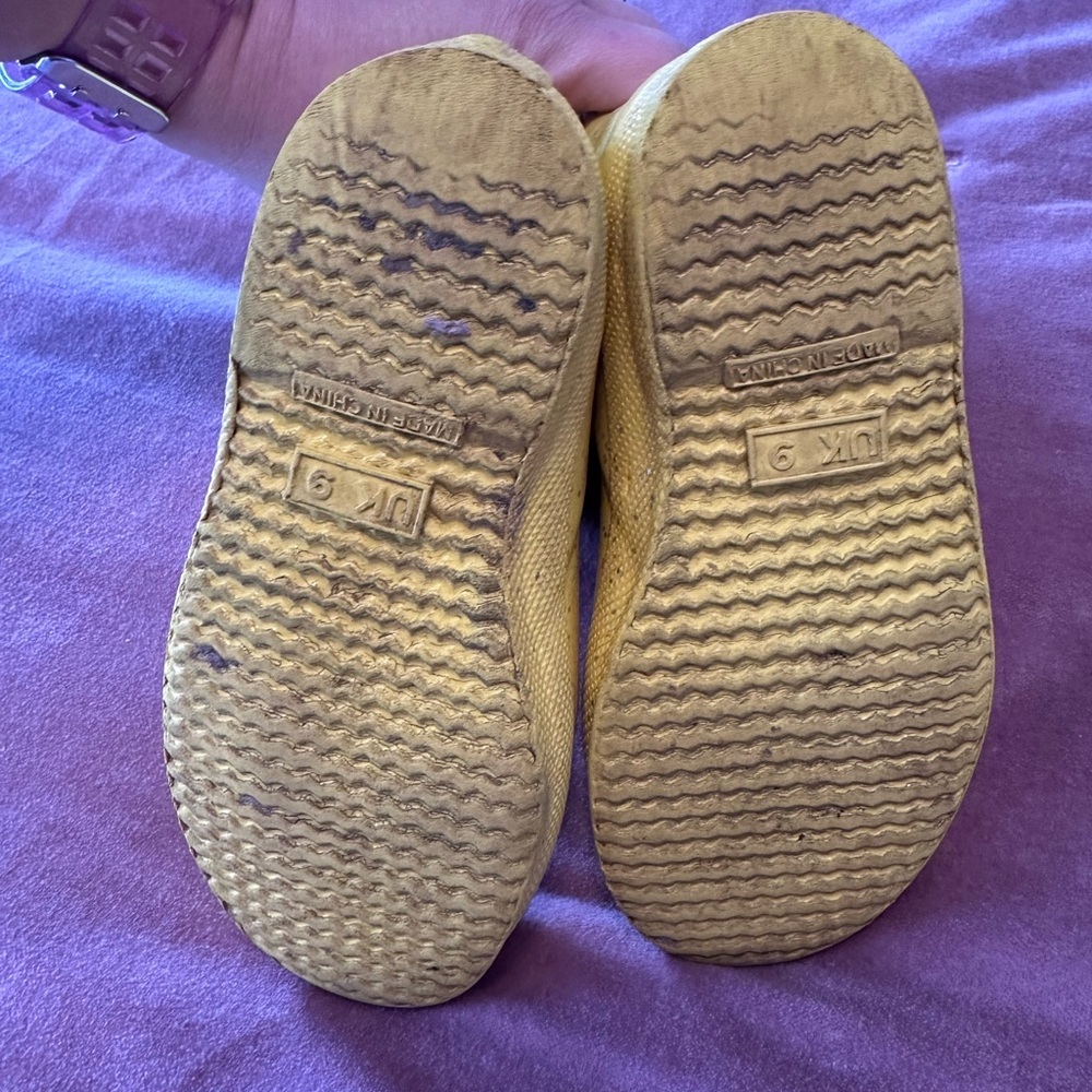 Discontinued kids Hunter Bright Yellow sparkle Waterproof Boots - Picture 8 of 8